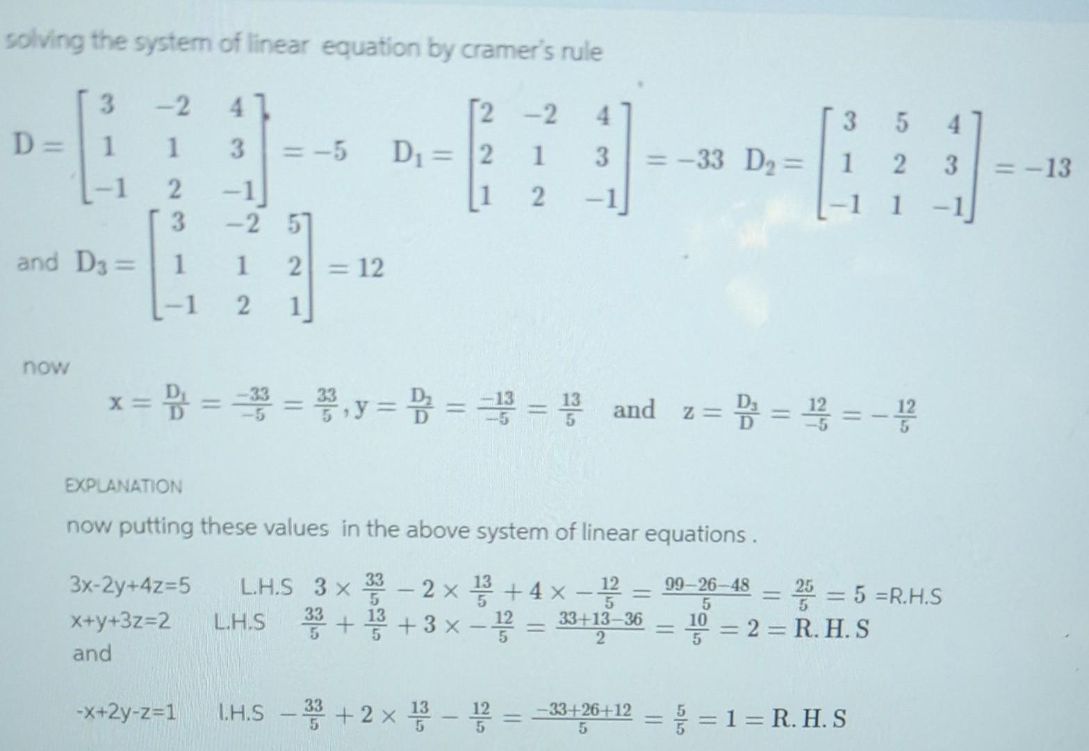 Solved 2) Come up with an arbitrary linear system of 3 | Chegg.com