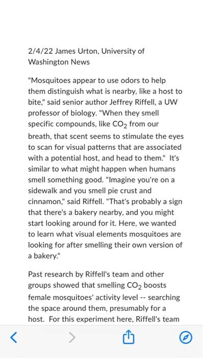 Solved 2/4/22 James Urton, University of Washington News | Chegg.com