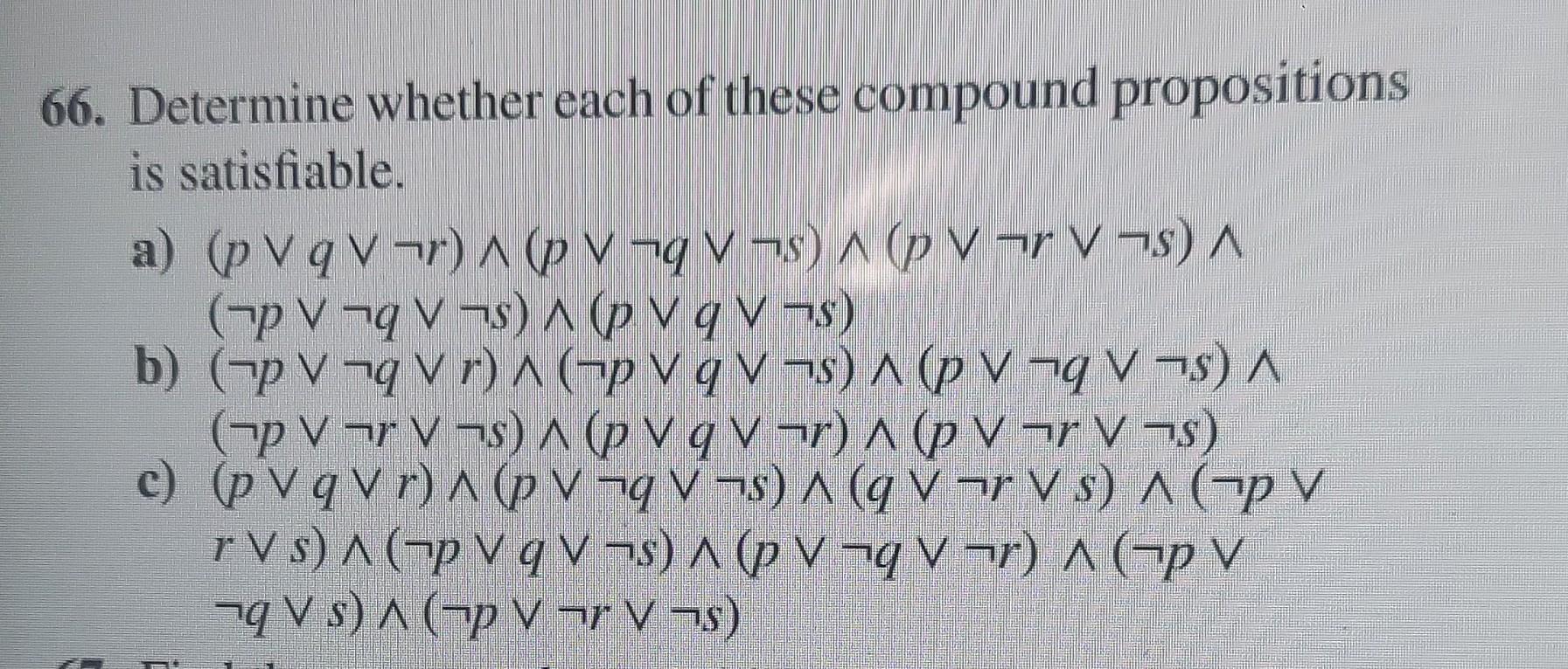 Solved 66 Determine Whether Each Of These Compound 0244