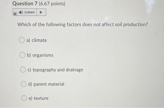 Solved Question 7 (6.67 Points) Listen → Which Of The | Chegg.com