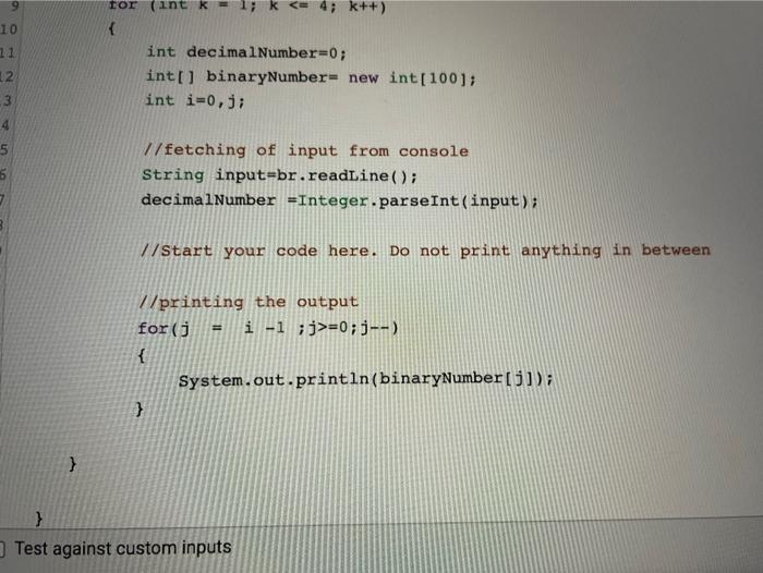 Solved 2 3 public 4 5 6 Write a program which will convert | Chegg.com