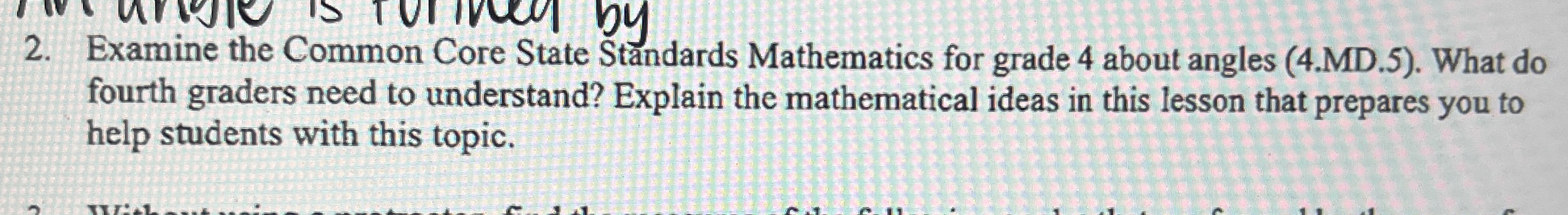 Solved Examine the Common Core State Standards Mathematics | Chegg.com