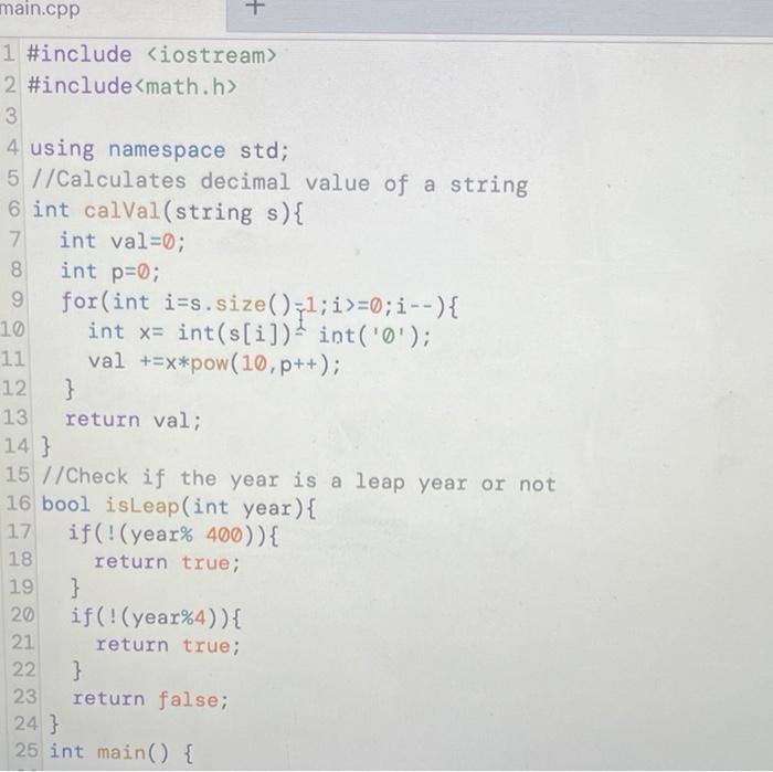Solved Instructions Write a program that prints the day | Chegg.com