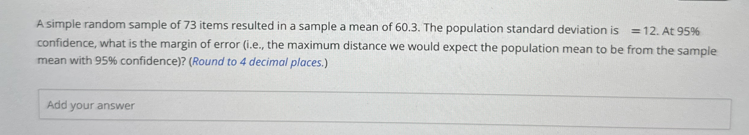 Solved A Simple Random Sample Of Items Resulted In A Chegg Com