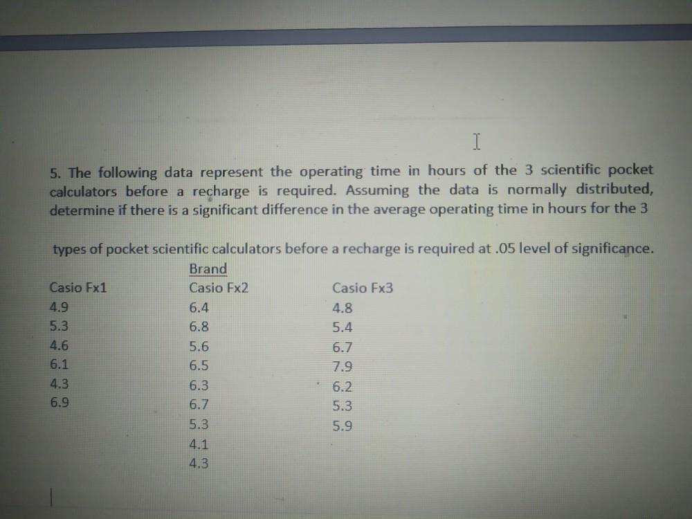 solved-i-5-the-following-data-represent-the-operating-time-chegg