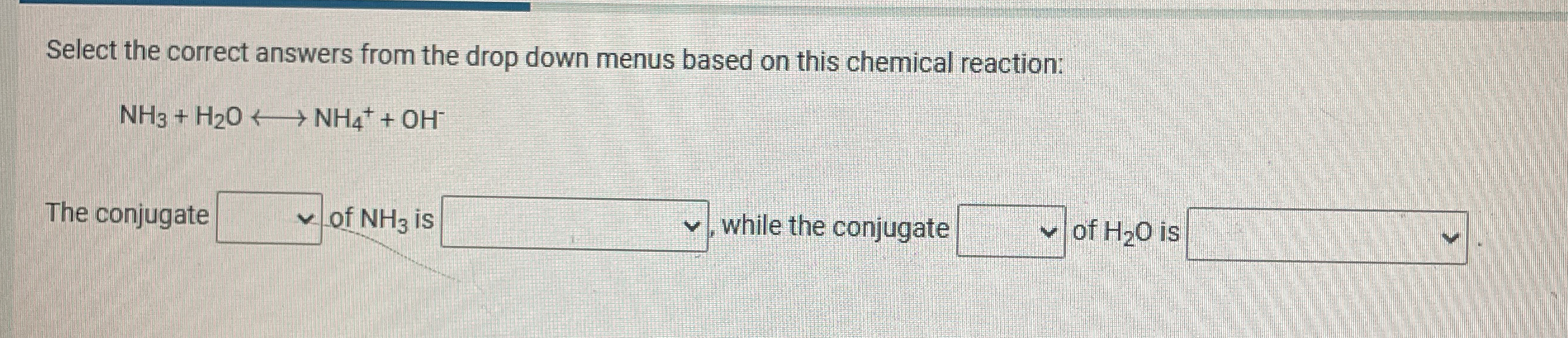 Solved Select The Correct Answers From The Drop Down Menus Chegg Com