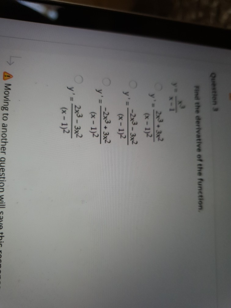 Solved Question Find The Derivative Of The Function 2x3 0663