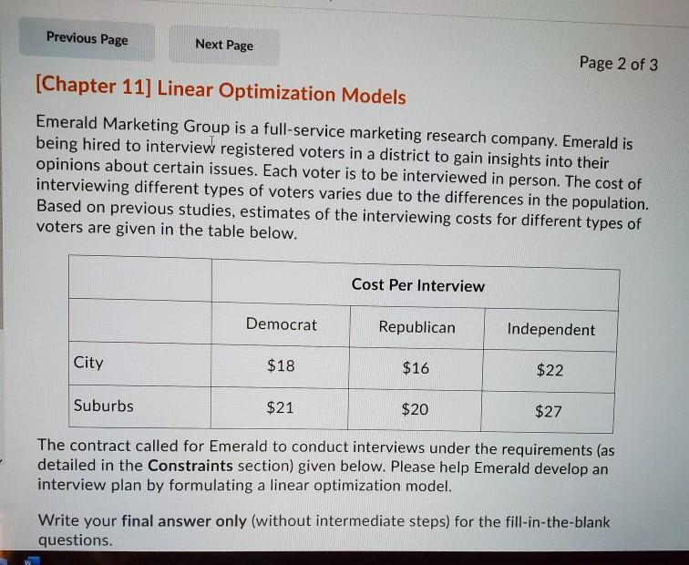 Solved Previous Page Next Page Page 2 of 3 [Chapter 11] | Chegg.com