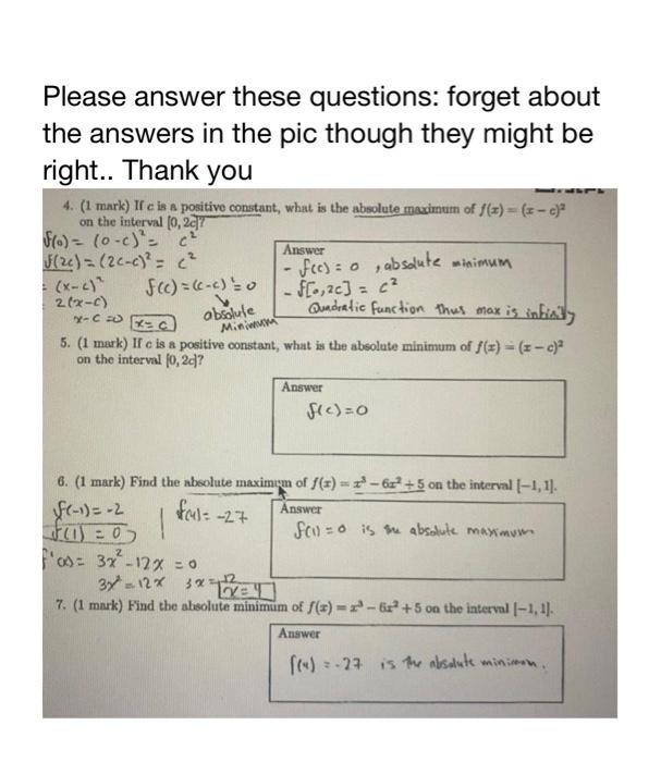Solved Please answer these questions: forget about the | Chegg.com