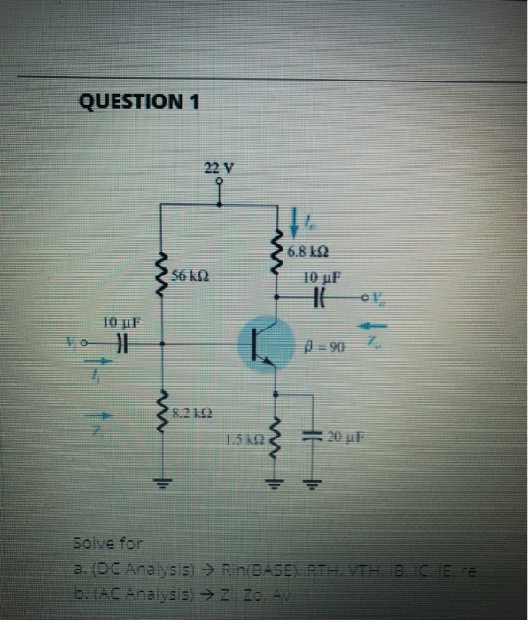 Solved Question 1 22 V 6 8 Kq2 W 56 Ks 2 10 Uf Le 10 Uf B Chegg Com