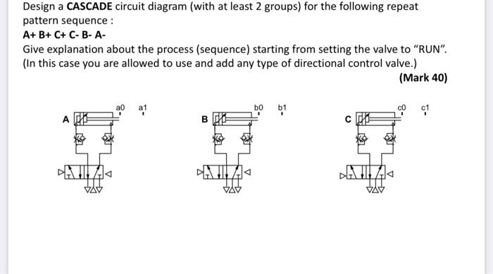 Solved Design a CASCADE circuit diagram (with at least 2 | Chegg.com