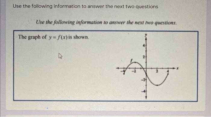 Solved Use the following information to answer the next two | Chegg.com