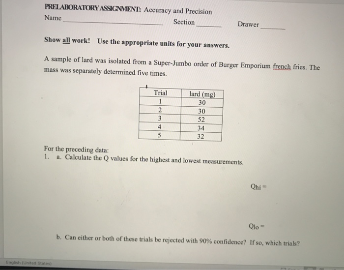 Solved 1. Form a hypothesis as to which measuring device | Chegg.com