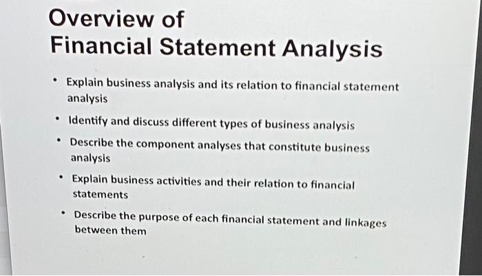 Financial Statement Analysis: How It's Done, by Statement Type