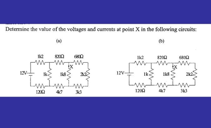 Solved Determine The Value Of The Voltages And Currents At | Chegg.com