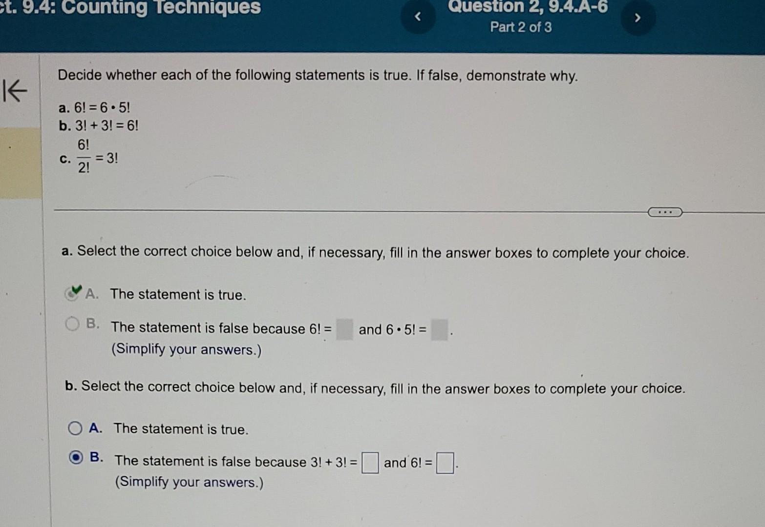 state whether true or false 35 42 5 6