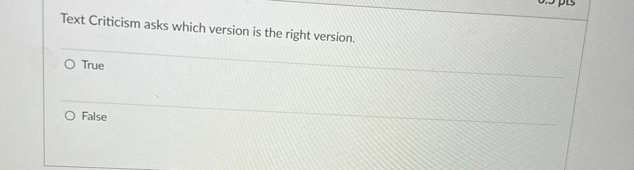 Solved Text Criticism asks which version is the right | Chegg.com