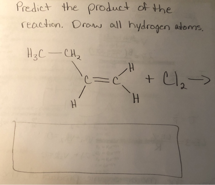 Solved Predict the product of the reaction. Draw all
