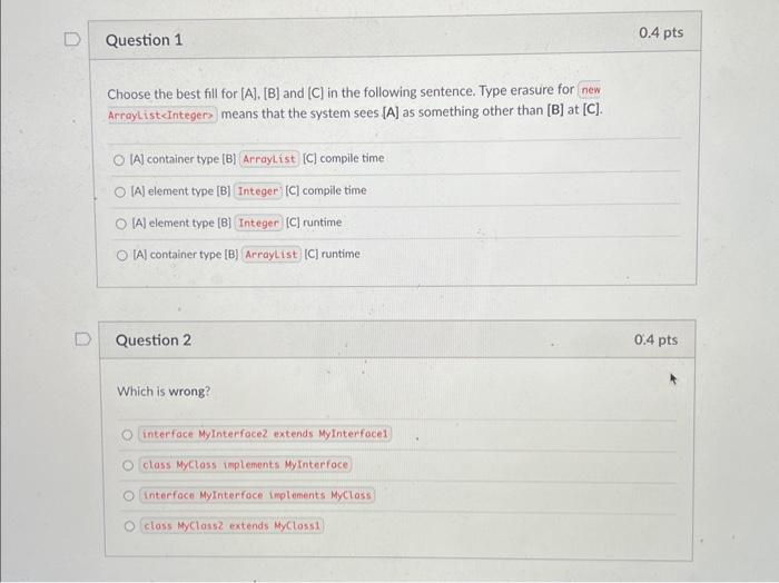 Solved Choose The Best Fill For [A],[B] And [C] In The | Chegg.com