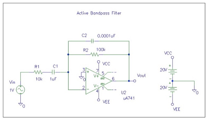 Pspice Assignment 1 Bandpass Filter Part