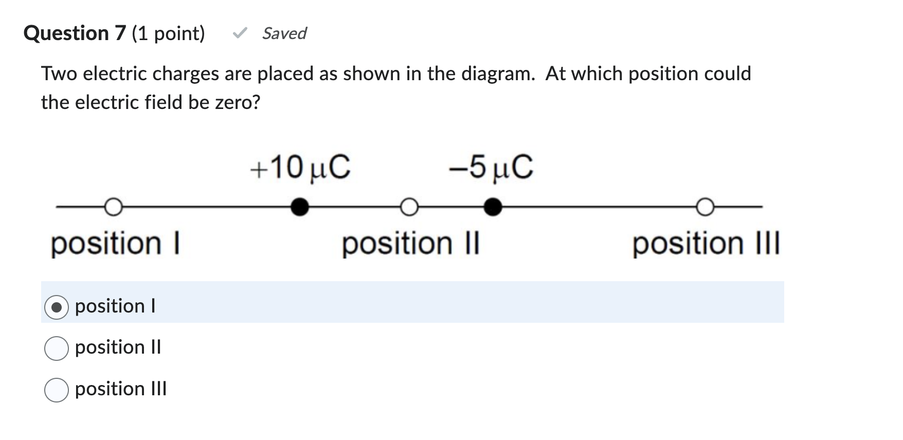 Solved Two electric charges are placed as shown in the | Chegg.com