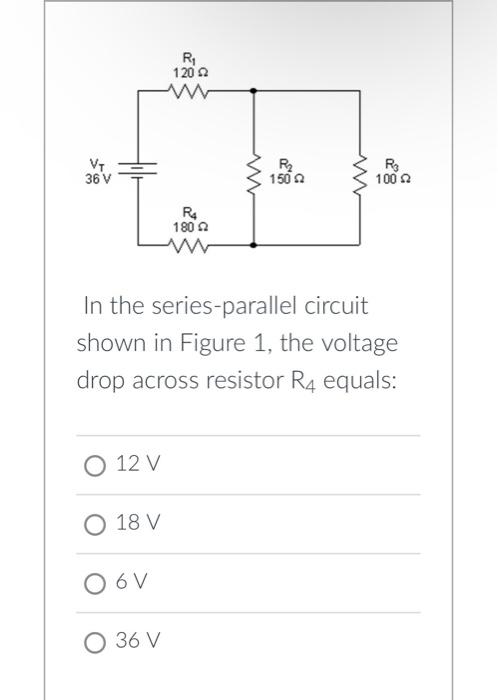 Solved In The Series-parallel Circuit Shown In Figure 1, The | Chegg.com