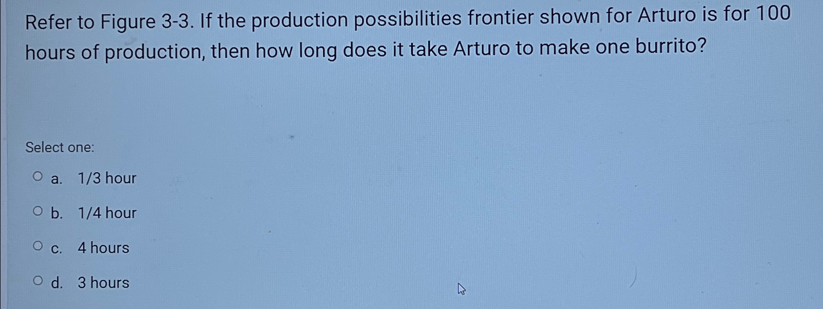 Solved Refer to Figure 3-3. ﻿If the production possibilities | Chegg.com