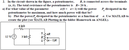 In the circuit shown in the figure, a potentiometer, | Chegg.com