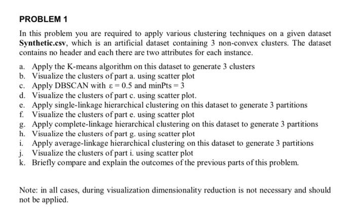 Solved Hello! I have an assignment on Data mining course. | Chegg.com