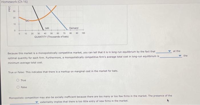 Solved Suppose that a firm produces baseball bats in a | Chegg.com