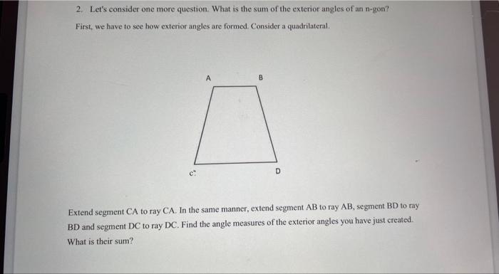 Solved 2. Let's consider one more question. What is the sum