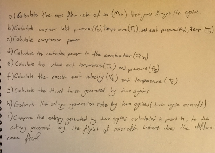 Solved Q: Jet Engine Operation In this problem you are asked | Chegg.com