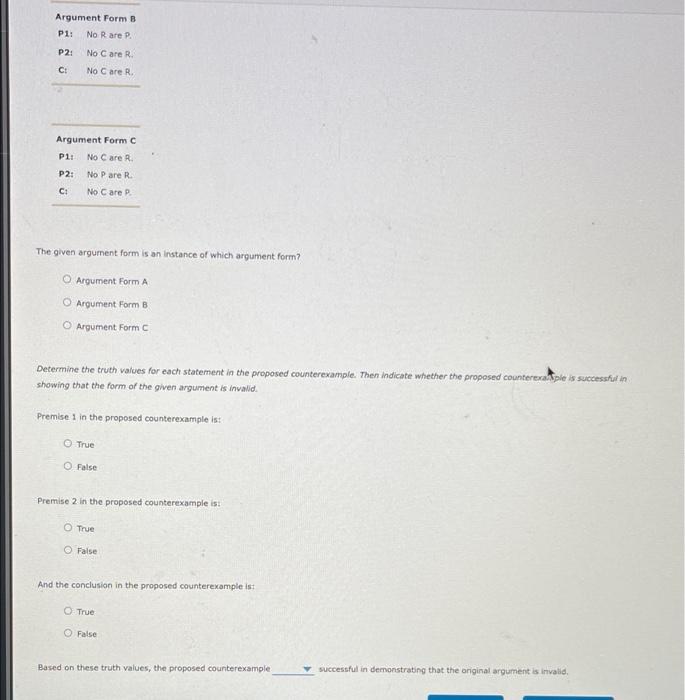 Solved 32. Counterexample Method The form of a deductive