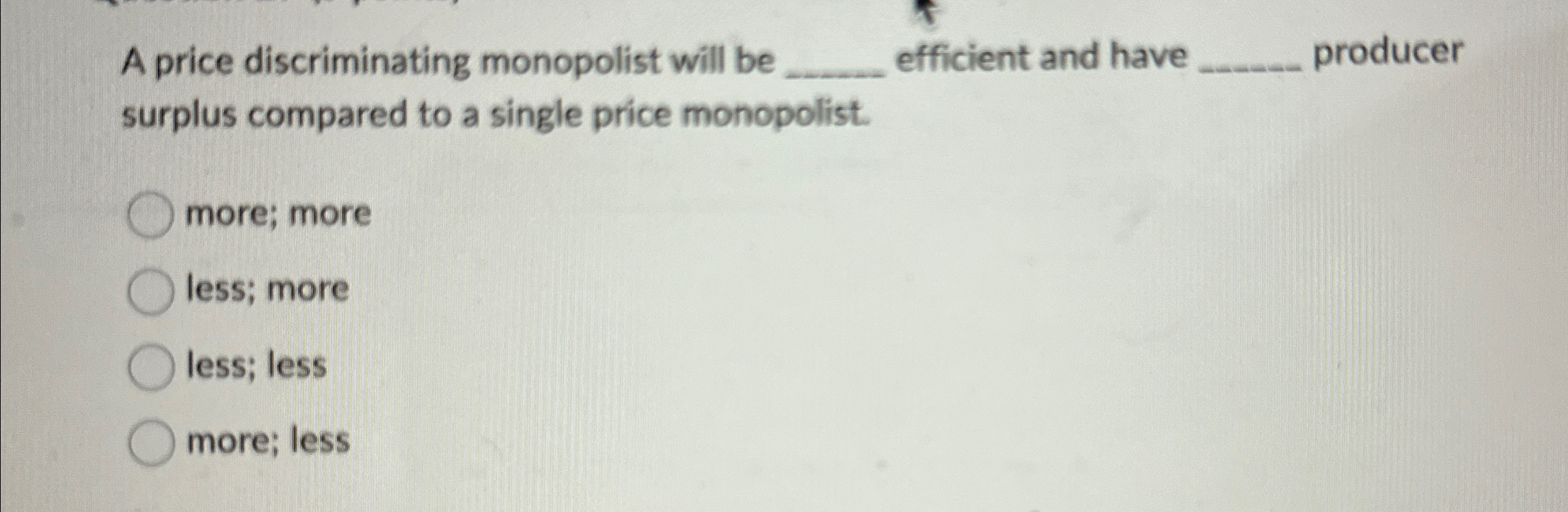 Solved A Price Discriminating Monopolist Will Be Q, | Chegg.com