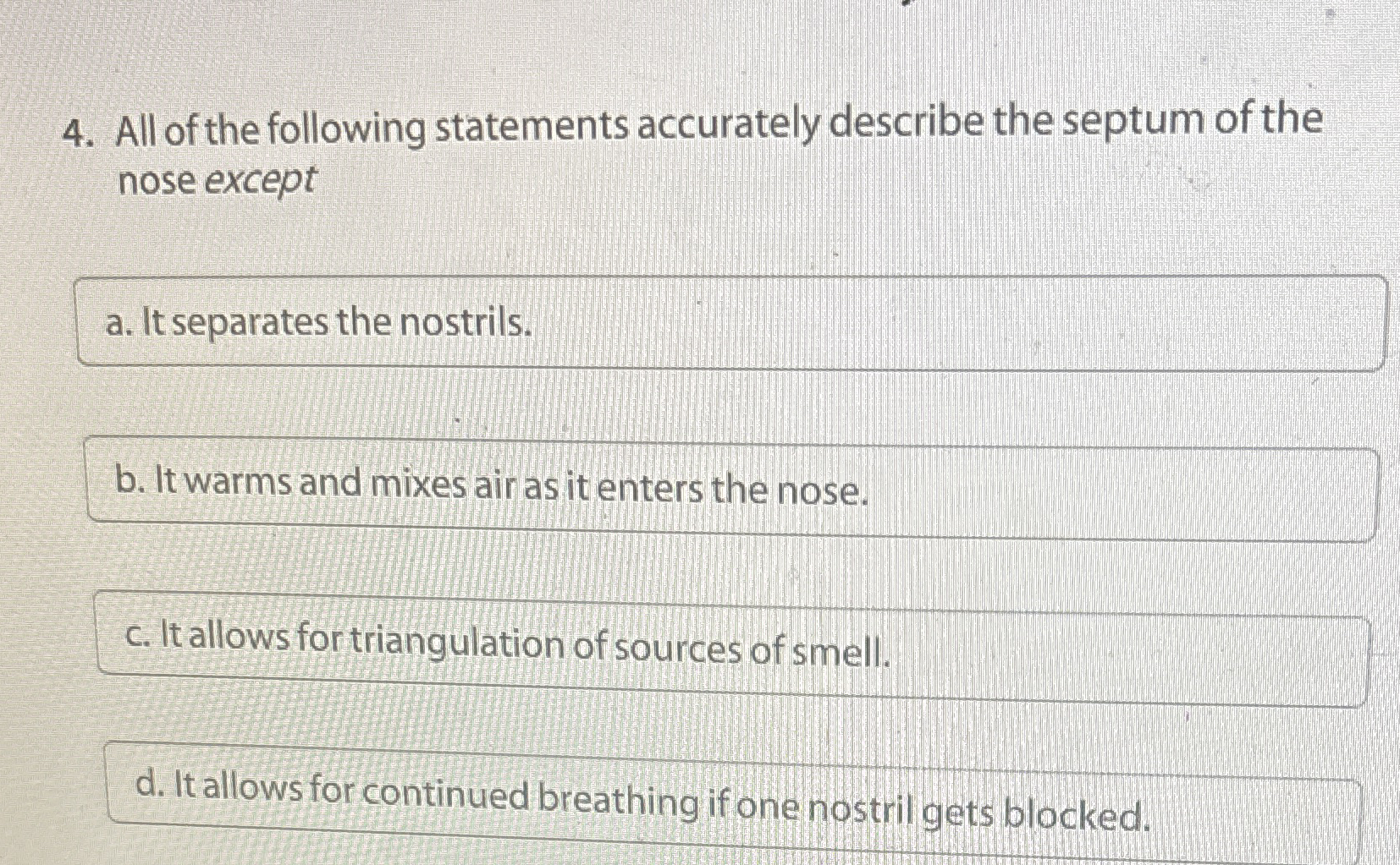 Solved All of the following statements accurately describe | Chegg.com