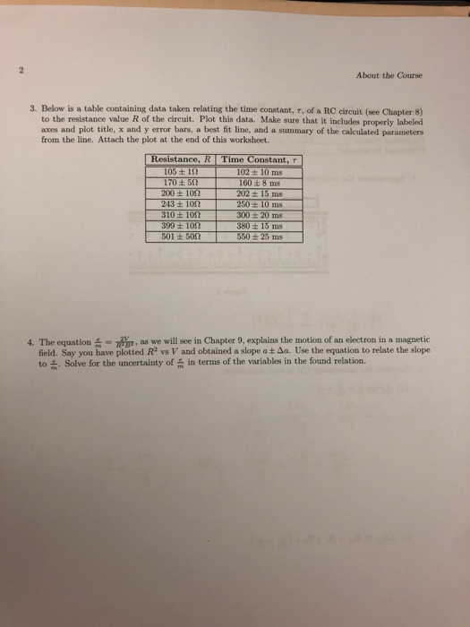 About The Course 3 Below Is A Table Containing Da Chegg Com