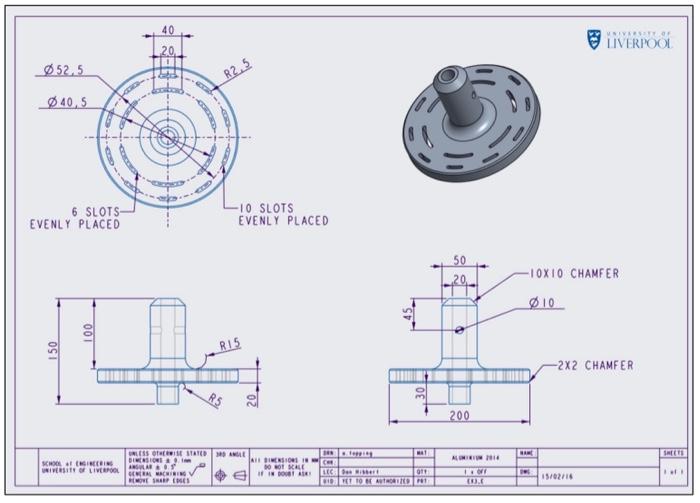 Solved please help me with this creo 8 engineering drawing | Chegg.com