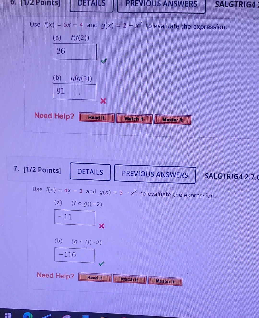 solved-use-f-x-5x-4-and-g-x-2-x2-to-evaluate-the-chegg