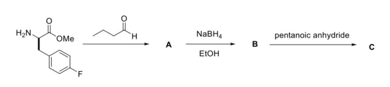 Solved Find the structures of A, ﻿B, ﻿and C | Chegg.com