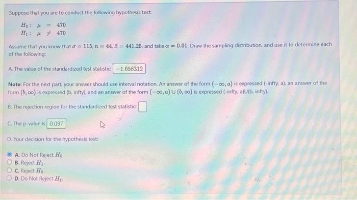 Solved Suppose that you are to conduct the following | Chegg.com