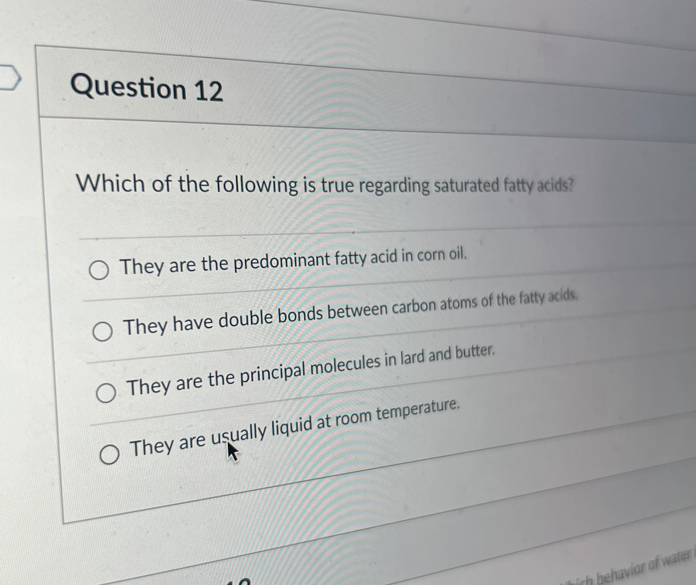 Solved Question 12Which of the following is true regarding | Chegg.com