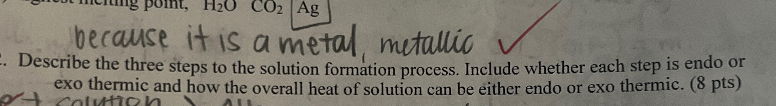 Solved Describe the three steps to the solution formation | Chegg.com