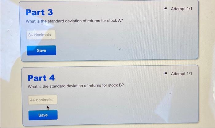 Solved We Know The Following Expected Returns For Stocks A | Chegg.com