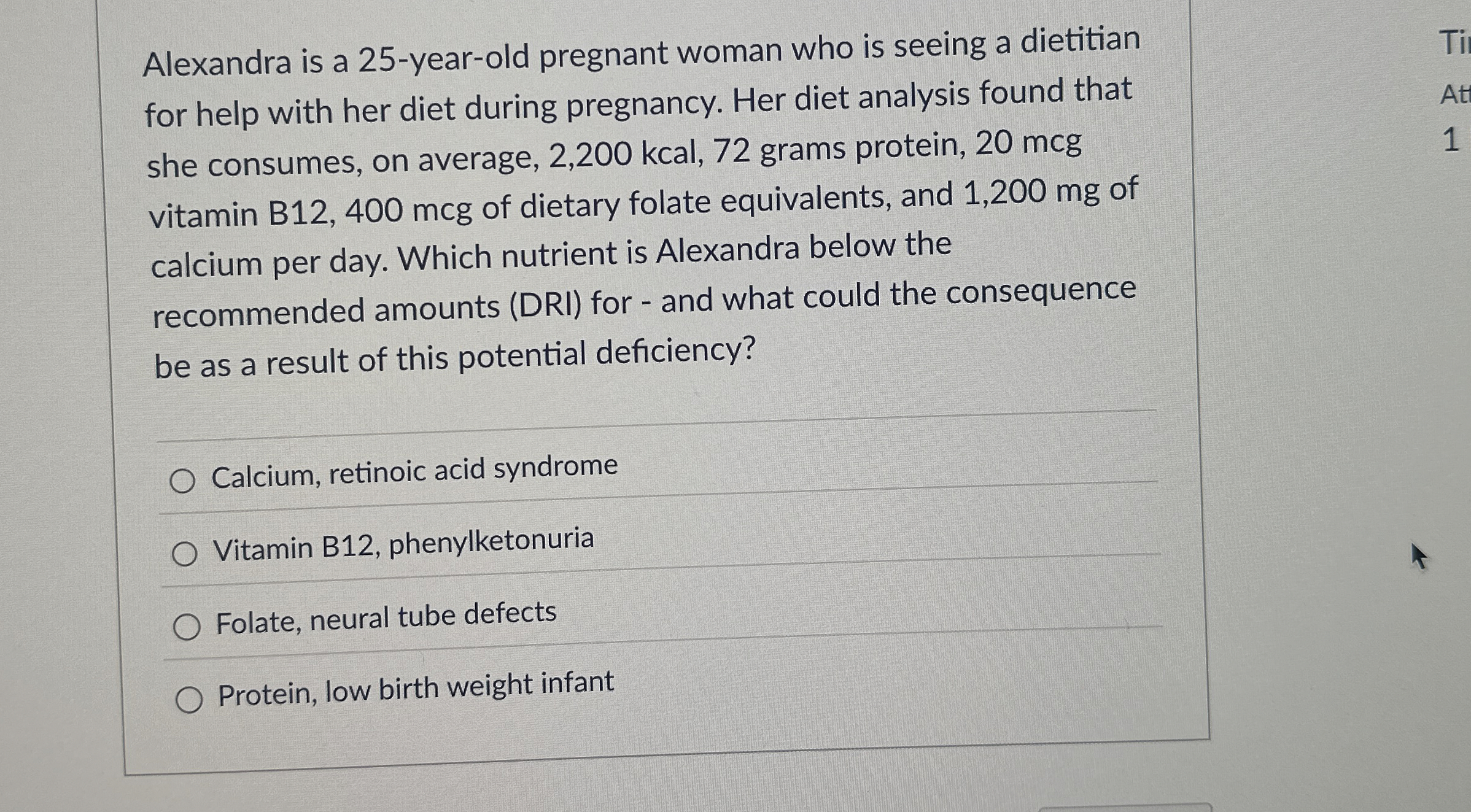 Solved Alexandra is a 25yearold pregnant woman who is