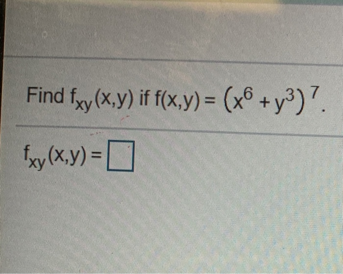 Solved Find Fy X Y If F X Y X2 4xy 2y Fy X Y 0