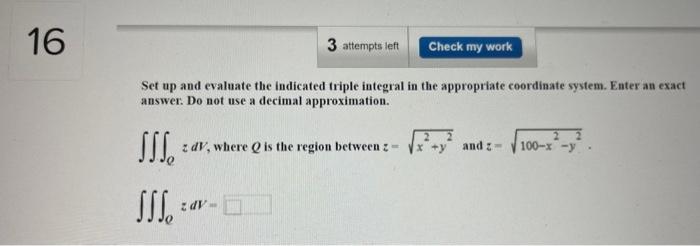 Solved 6 3 attempts ten Check my work + Find the center of | Chegg.com