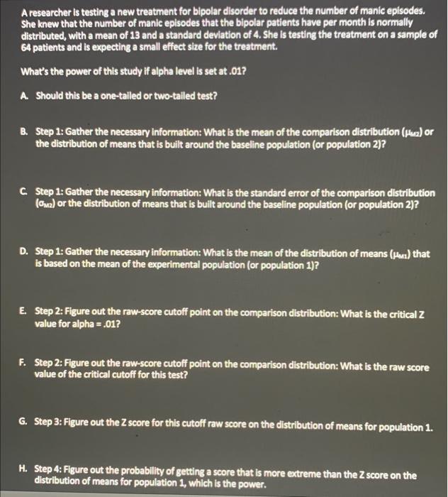 research questions on bipolar disorder