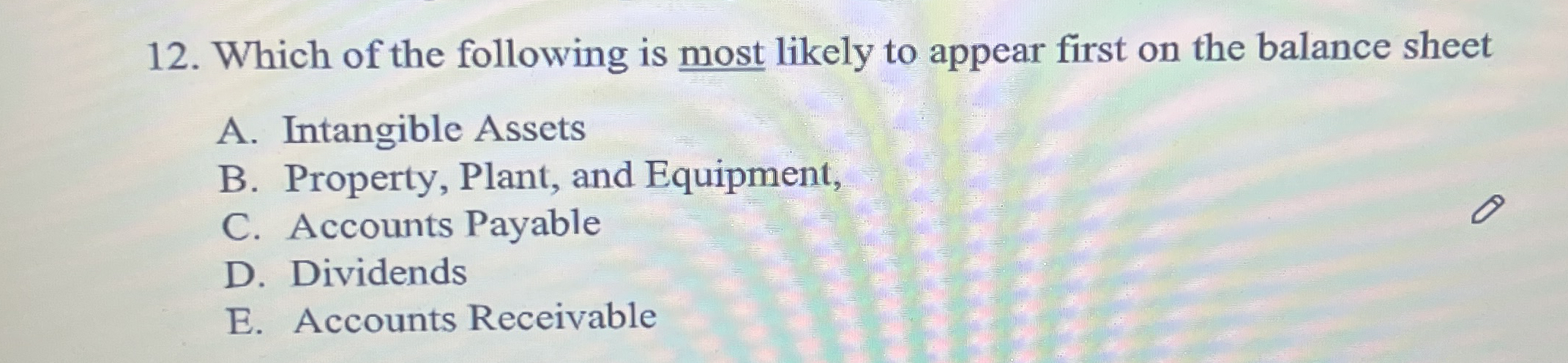 Solved Which of the following is most likely to appear first | Chegg.com