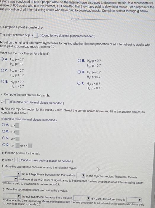 Solved A study was conducted to see if people who use the | Chegg.com