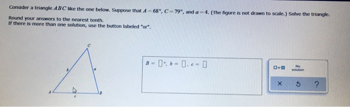 Solved Consider A Triangle ABC Like The One Below. Suppose | Chegg.com